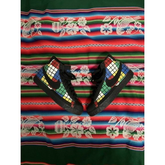 Nike Rare Blazer Mid Rubik's Cube Sneakers sz 6.5Y/8.5W - Picture 9 of 9